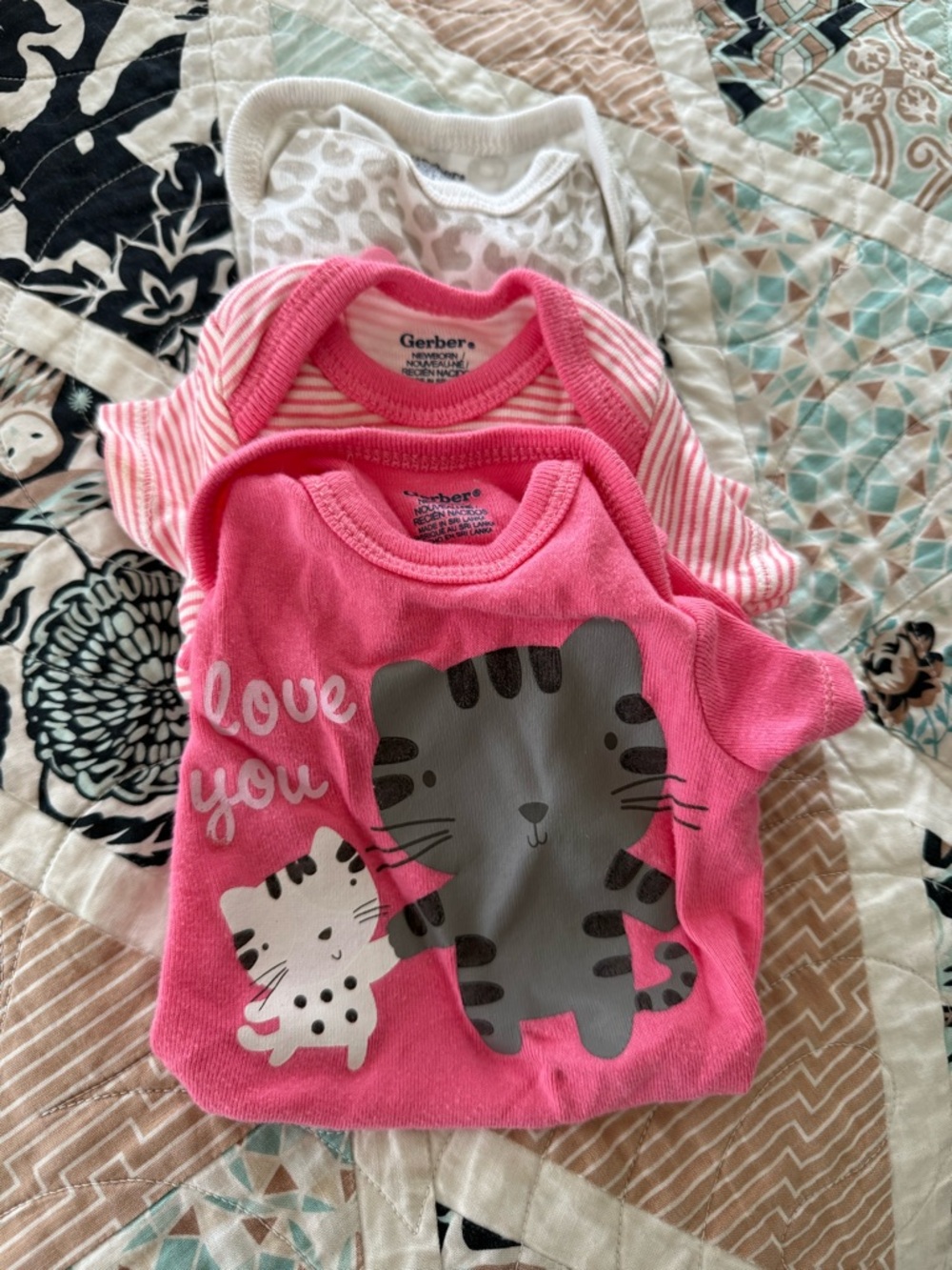 Lot of Newborn Baby Girl Clothes/PJs